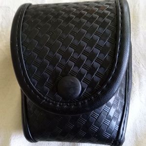 Uncle Mike's Basketweave SIDEKICK HandCuff Snape Case Belt